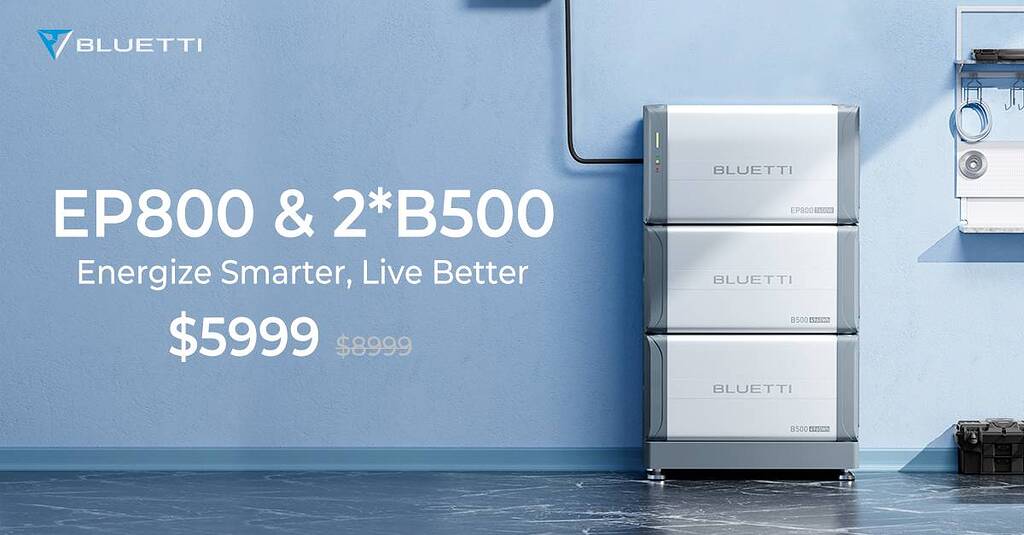 BLUETTI EP800 Breaks Expectations with Incredible Launch Price