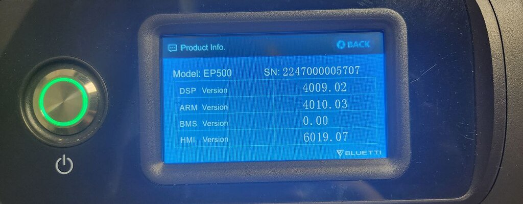 Help Needed With EP500!!! 050 BMS Communication Error. - BLUETTI EP ...