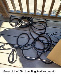 100 feet of cable extension