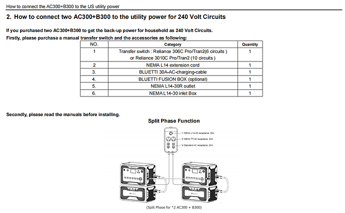 How to connect the AC300+B300 to the US utility power-1