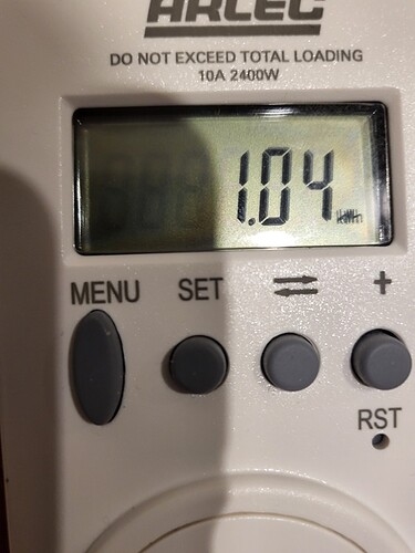 3 HEATER kWh TO EMPTY